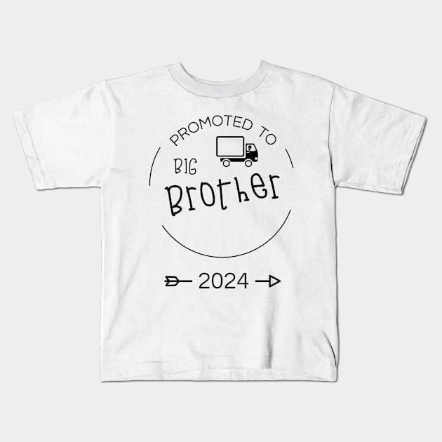 Promoted To Big Brother 2024 Kids T-Shirt by Dylante